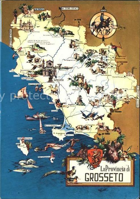 Grosseto Toscana Lageplan