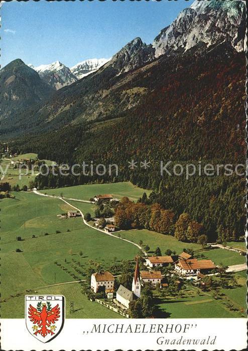 Gnadenwald Fliegeraufnahme Michaelerhof