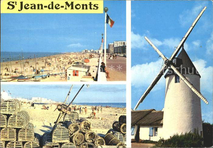 Saint Jean de Monts Strand Windmuehle