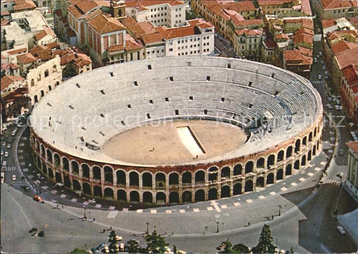 Verona Veneto Fliegeraufnahme Arena