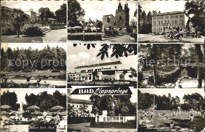 Bad Lippspringe Test-Station Kaiser-Karls-Park Schwimmbad