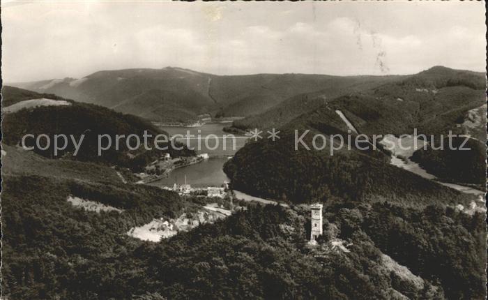 Lauterberg Bad Gaststaette Odertalsperre Fliegeraufnahme