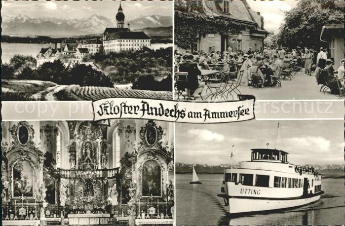 Kloster Andechs Faehre Utting Cafe