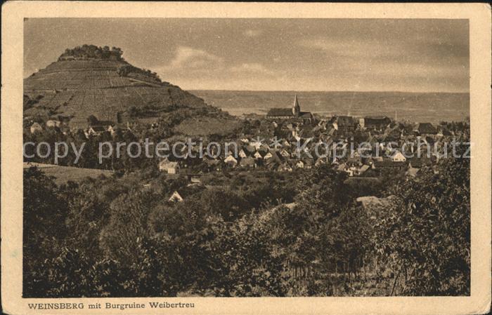 Weinsberg Burgruine Weibertreu