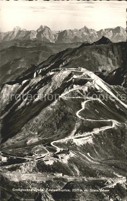Grossglockner Edelweissspitze Stein. Meer