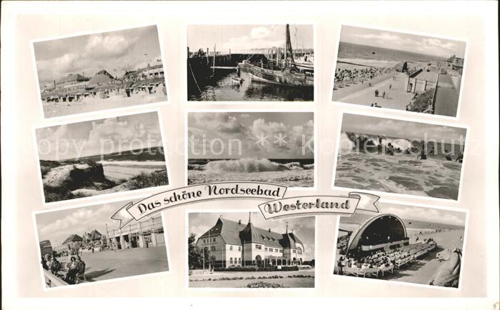 Westerland Sylt Strand Promenade Kurhaus Hafen