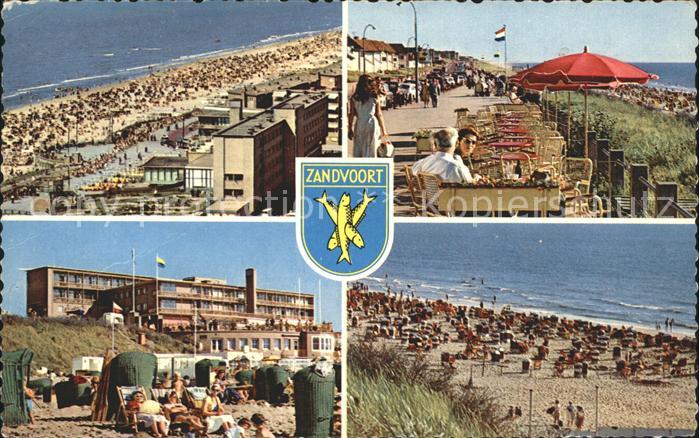 Zandvoort Holland Strand Promenade Cafe