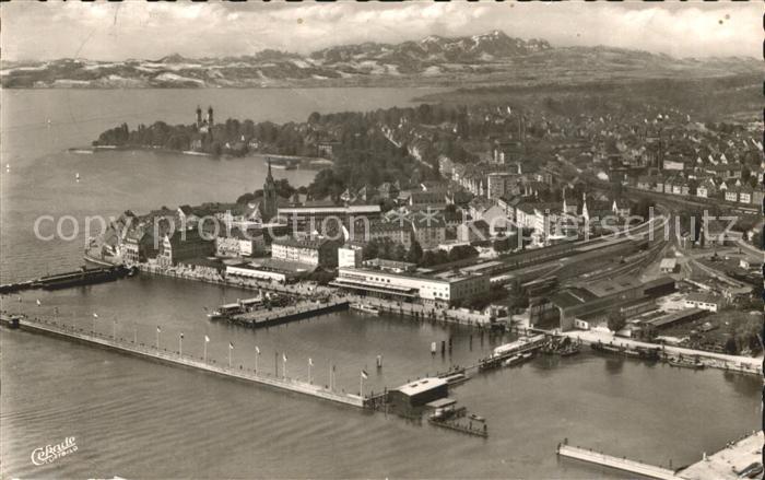 Friedrichshafen Bodensee Schlosskirche Fliegeraufnahme