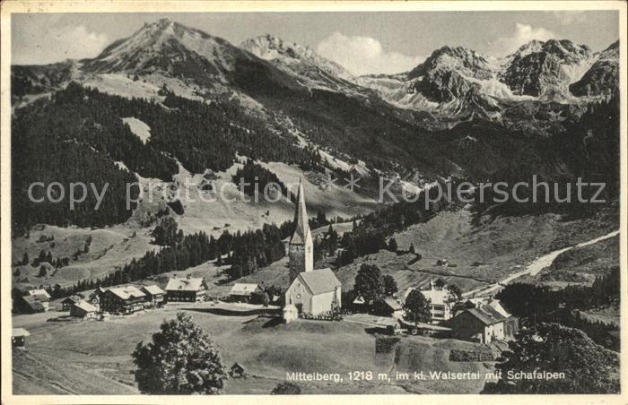 Mittelberg Kleinwalsertal Schafalpen