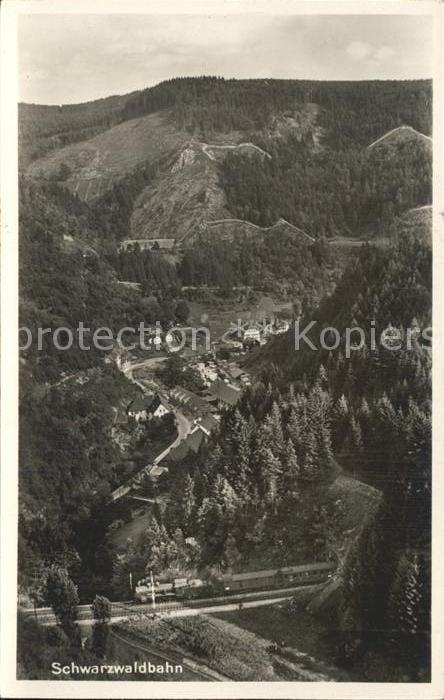 Triberg Schwarzwald Schwarzwaldbahn