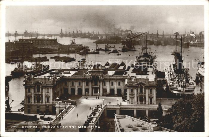 Genova Genua Liguria Nuova Stazione Marittima