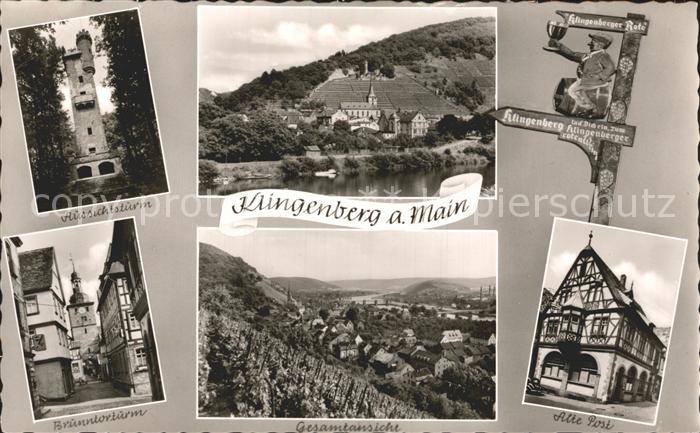 Klingenberg Main Aussichtsturm Alte Post Brunntorturm