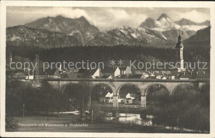 Traunstein Oberbayern Watzmann Hochkalter