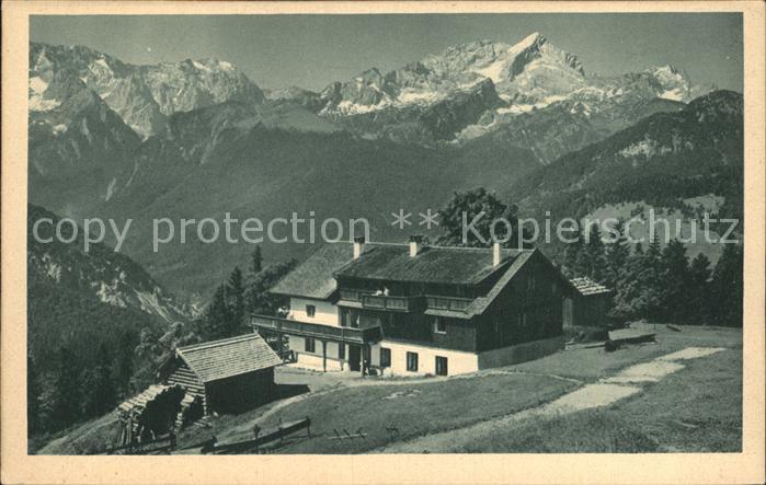 Partenkirchen Eckbauer Hochwanner Alpspitze Zugspitze