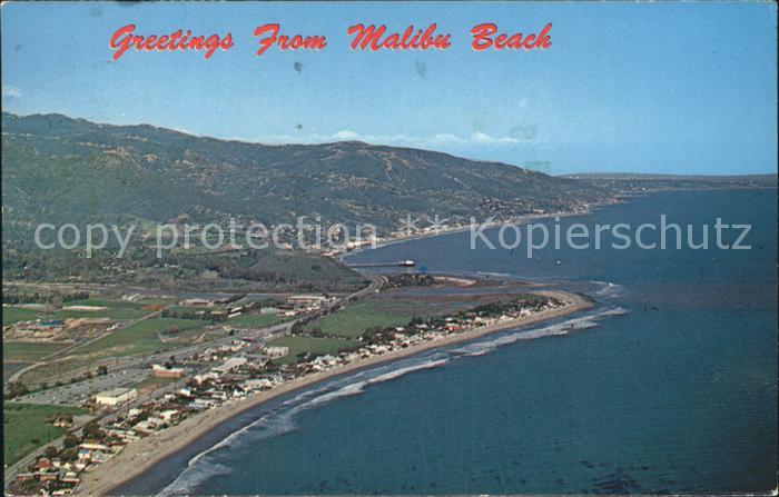 Malibu Beach Fliegeraufnahme