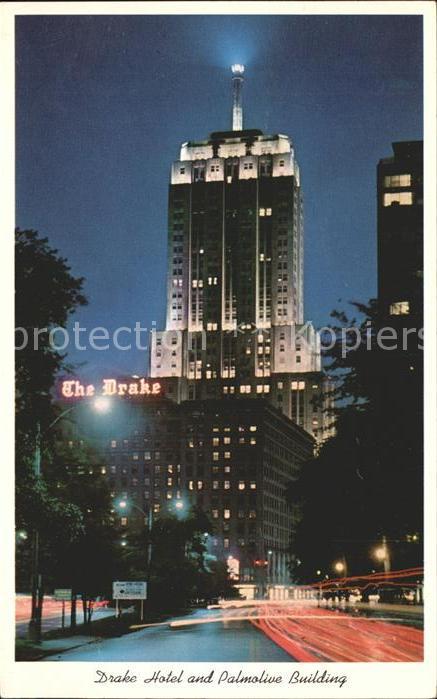 Chicago Illinois Drake Hotel Palmolive Building