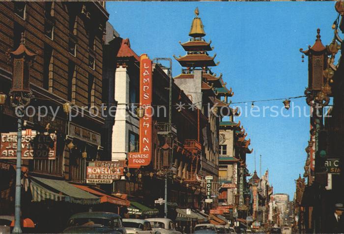 San Francisco California Grant Avenue Chinatown