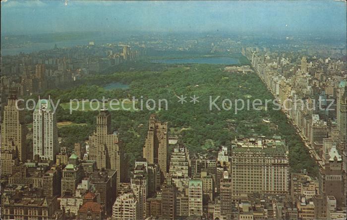New York City Central Park Seen RCA Observatory