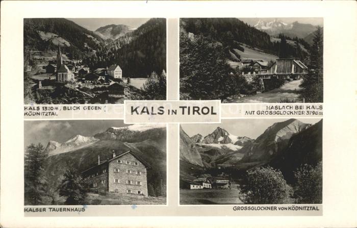 Kals Grossglockner Koednitztal Haslach Grossglockner Tauernhaus