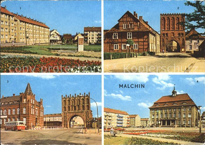 Malchin Demmin Karl-Dressel-Strasse Steintor Rathaus