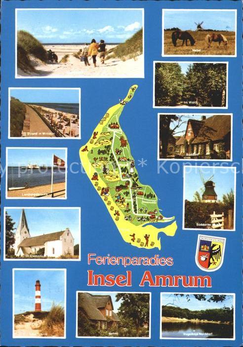 Amrum Leuchtturm St. Clements Sueddorf