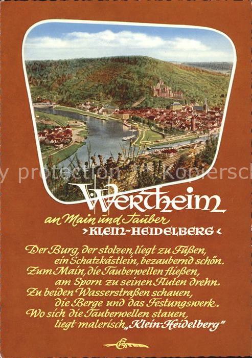 Wertheim Main Klein -Heidelberg Burg