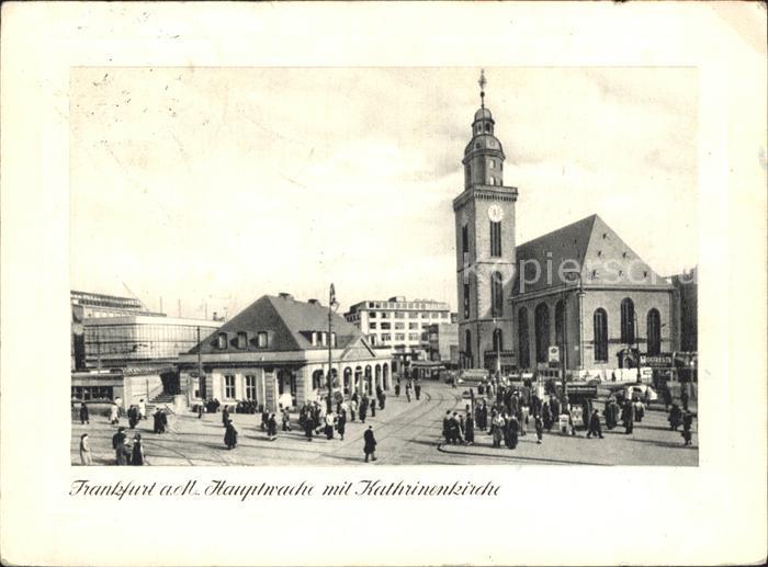 Frankfurt Main Hauptwache Kathrinenkirche