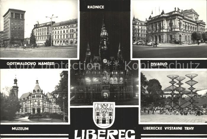 Liberec Radnice Divadlo Liberecke vystavni trhy