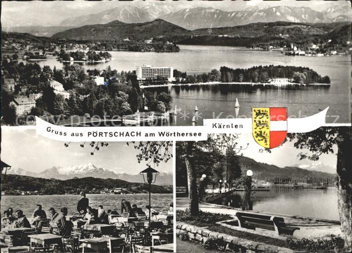 Poertschach Woerthersee Fliegeraufnahme Cafe