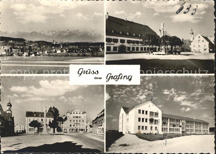 Grafing Muenchen Stadtplatz Kirche