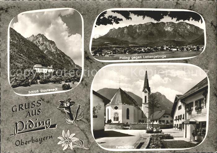 Piding Lattengebirge Schloss Staufeneck Petersplatz