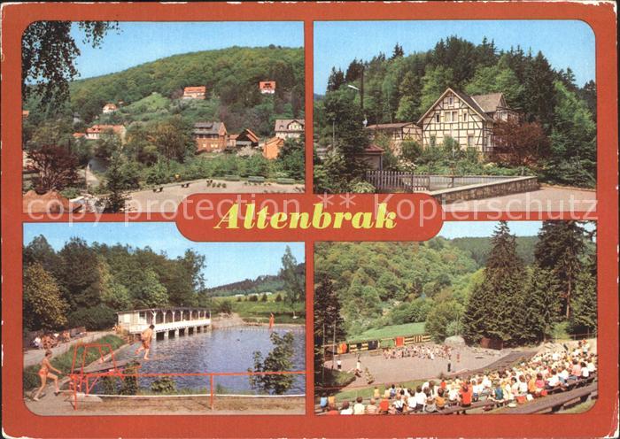 Altenbrak Harz Rolandseck Waldbuehne Bergschwimmbad