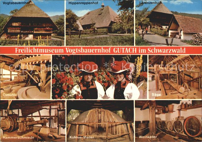 Gutach Schwarzwald Vogtsbauernhof Hippenreppenhof Lorenzenhof