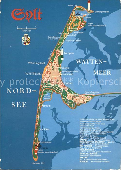 SYLT Insel Schleswig-Holstein Kampen Wenningstedt Westerland