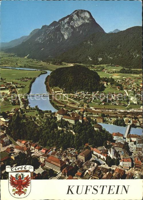 Kufstein Tirol Fliegeraufnahme Historische Festung Heimbatmuseum Heldenorgel