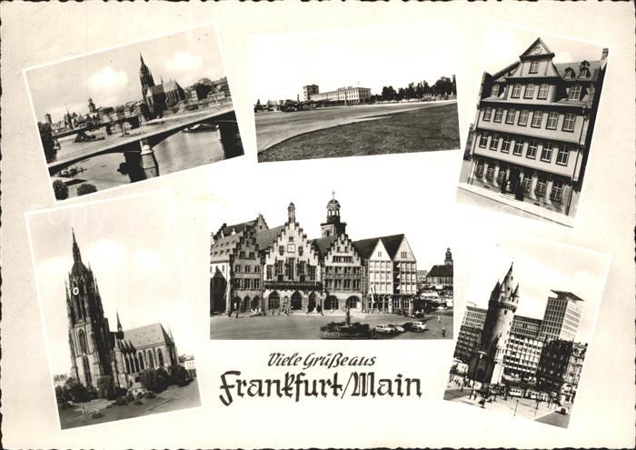 Frankfurt Main Muenster Tor Bruecke