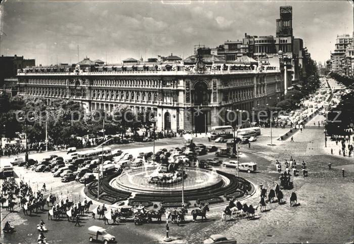 Madrid Spain Cibeles Alcala street