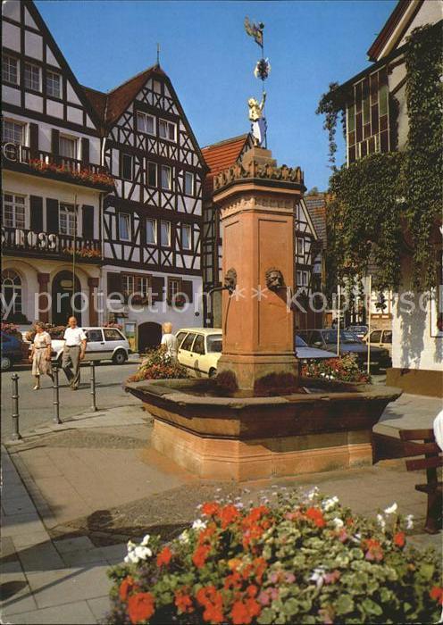 Bad Orb Brunnen Marktplatz