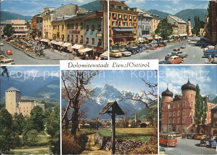 Lienz Tirol Hauptplatz Schloss Bruck Spitzkogel