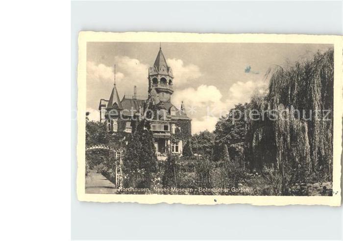 Nordhausen Thueringen Neues Museum Botanischer Garten