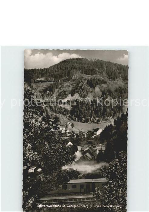 Schwarzwald Schwarzwaldbahn St. Georgen-Triberg