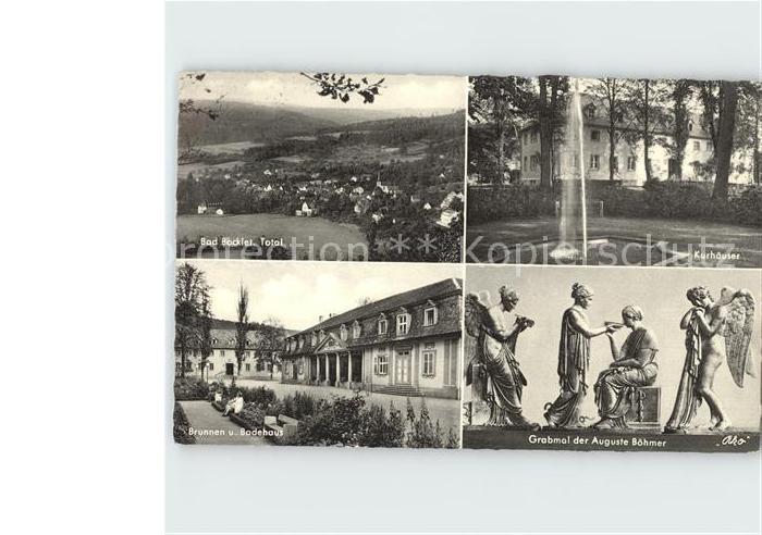 Bad Bocklet Kurhaeuser Badehaus Grabmal der Auguste Boehmer