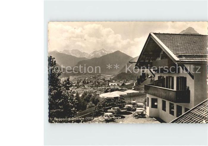 Mittenwald Karwendel Tirol Berggasthof Cafe Groebalm