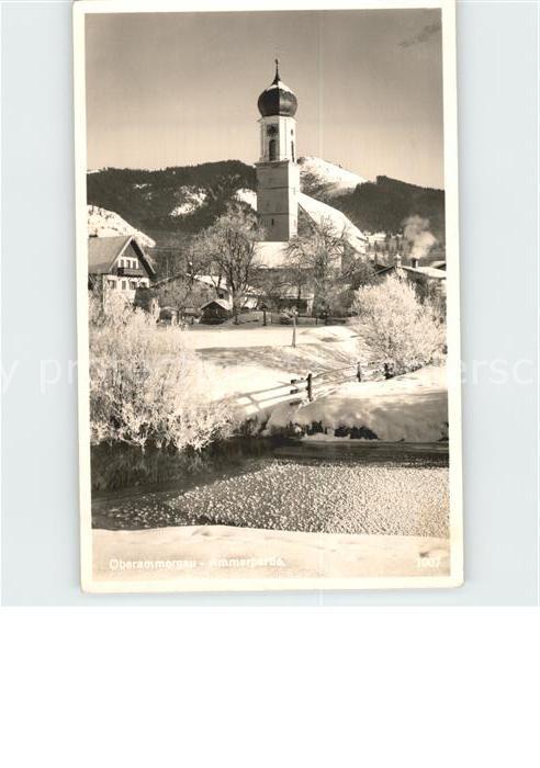 OBERAMMERGAU Bayern Kirchenpartie