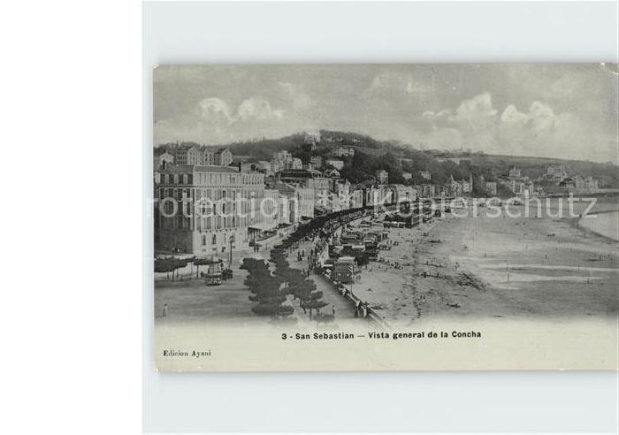 San Sebastian  Pais Vasco ES Seepromenade Concha