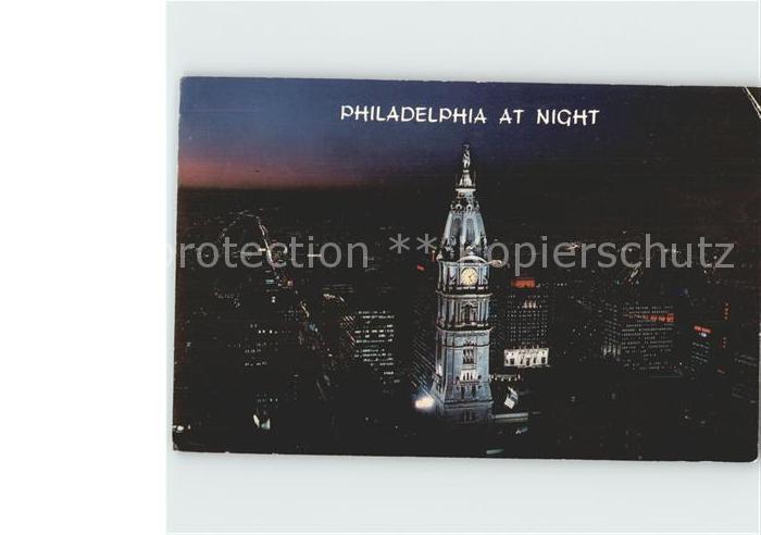 Philadelphia Pennsylvania Kirche bei Nacht