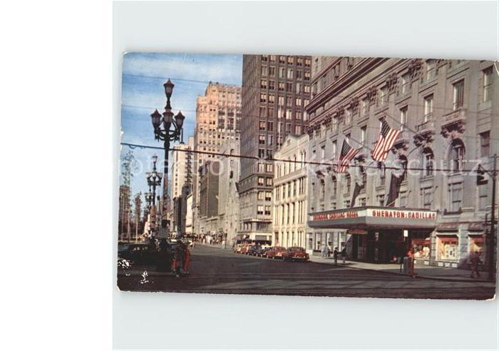 Detroit Michigan Sheraton Cadillac Hotel
