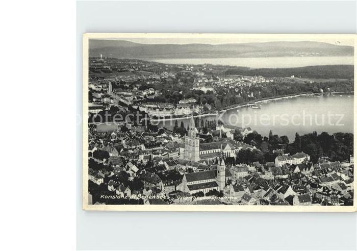 Konstanz Bodensee Fliegeraufnahme
