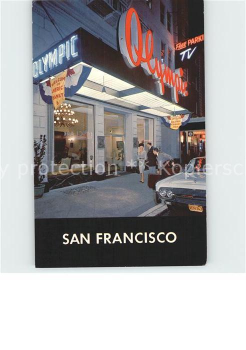 San Francisco California The Olympic Hotel