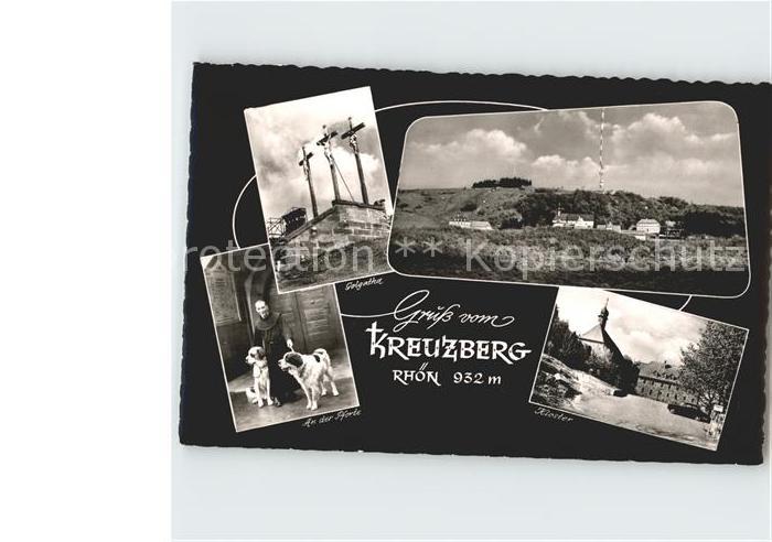 Kreuzberg Rhoen Berhardiner Hunde 3 Kreuze